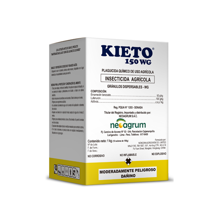 KIETO 150 WG (Emamectin benzoate50 g/kg + Lufenuron100 g/kg)