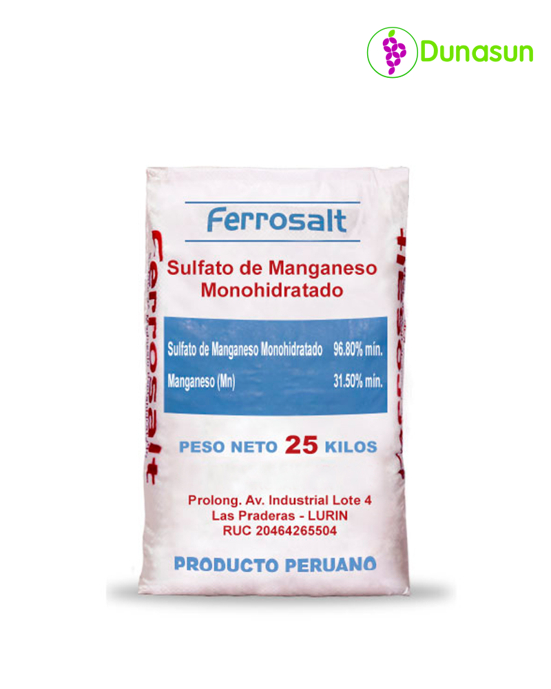 SULFATO DE MANGANESO MONOHIDRATADO (manganeso (Mn) 31.5%)