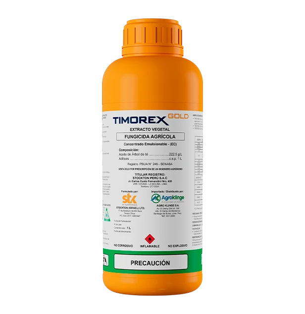 TIMOREX GOLD (Aceite de Melaleuca alternifolia .......... 222.5 g/L) C E