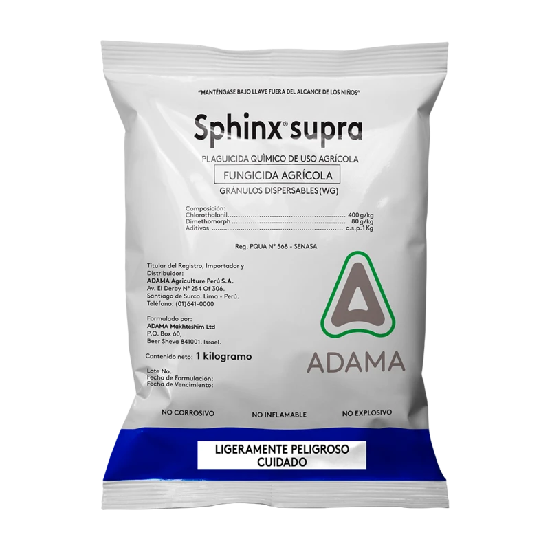 SPHINX SUPRA WG ( clorotalonil 400 g/Kg + dimetomorph 80 g/Kg )