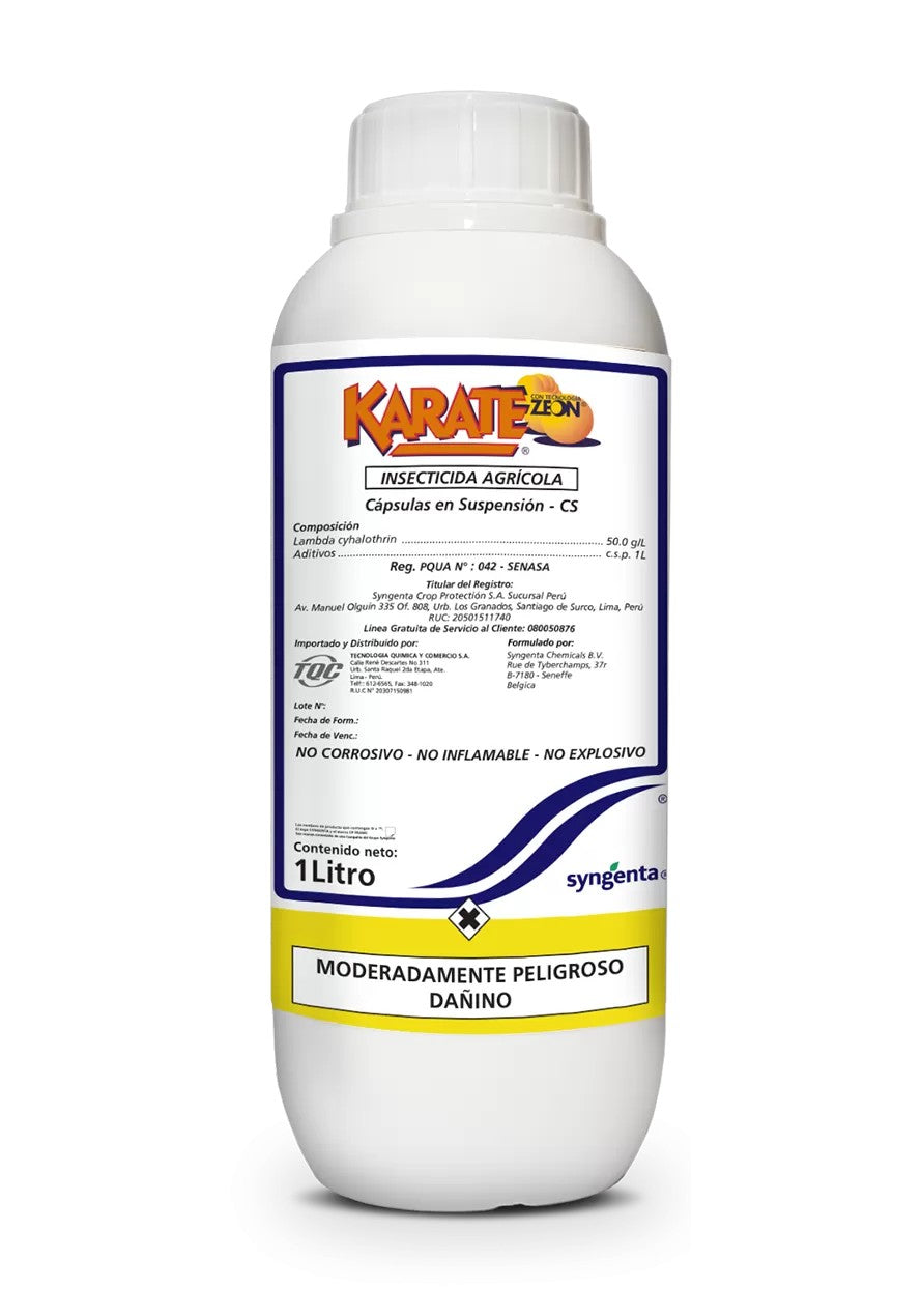 KARATE ZEON 	(lambda cyalothrin 50 g/ l.)