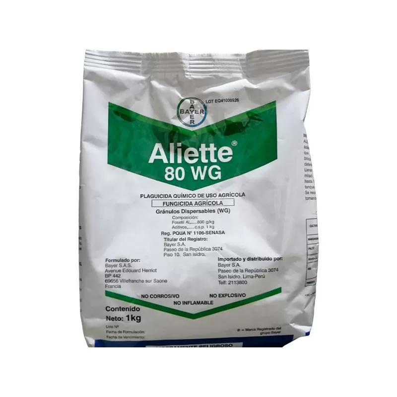 ALLIETE 80 WG	(Fosetyl-Al 80%)