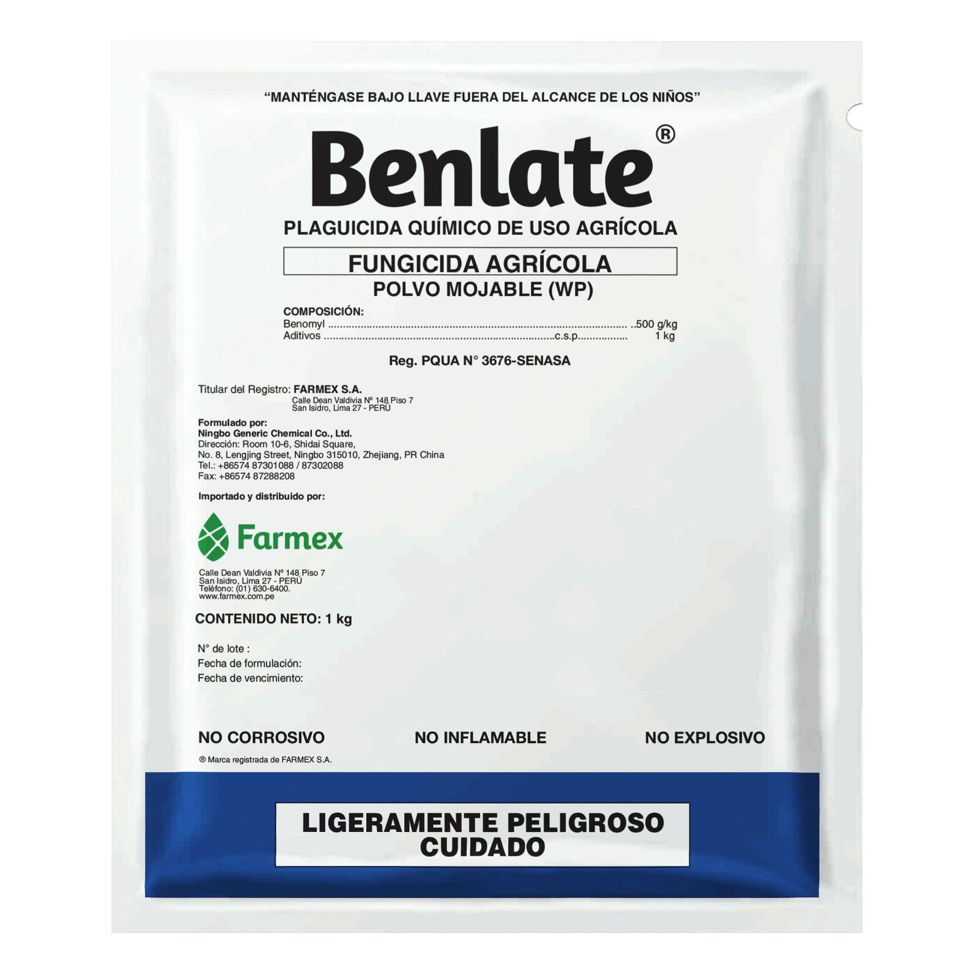 BENLATE (benomyl 50%) – DUNASUN S.A.C