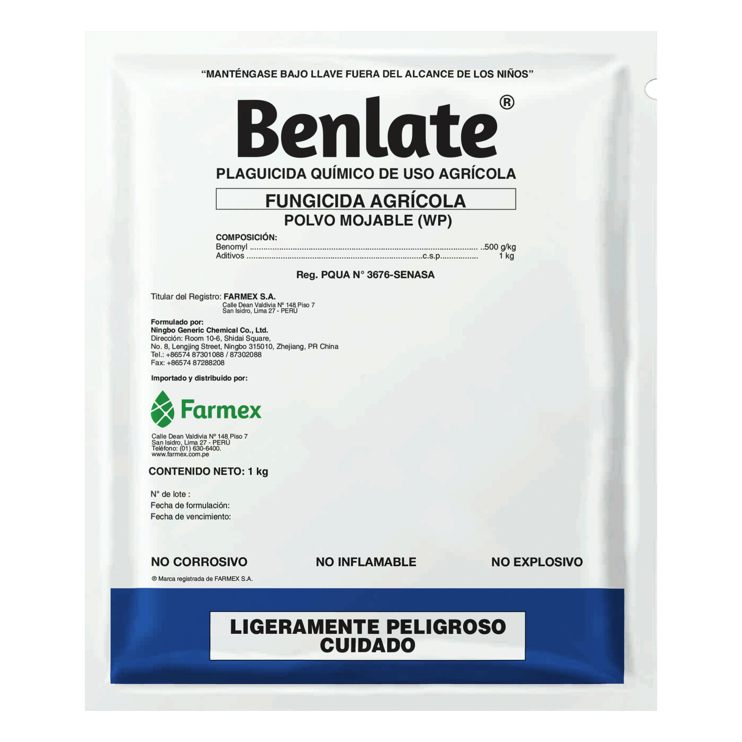 BENLATE	(benomyl 50%)